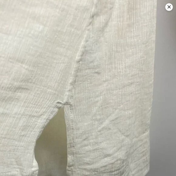RAG & BONE White Button Down Mini Dress Elish size Medium - Picture 8 of 8